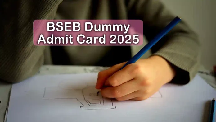 BSEB Dummy Admit Card 2025