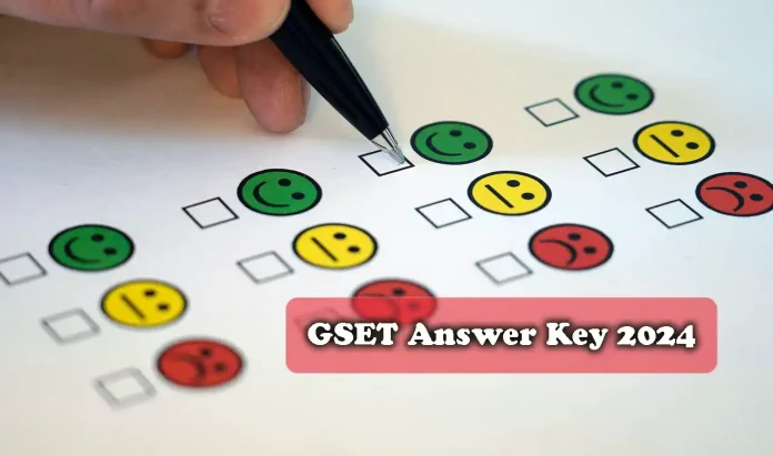 GSET Answer Key 2024