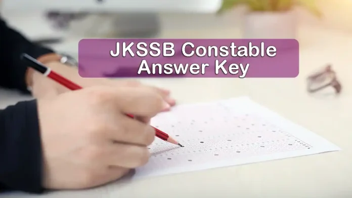 JKSSB Constable Answer Key