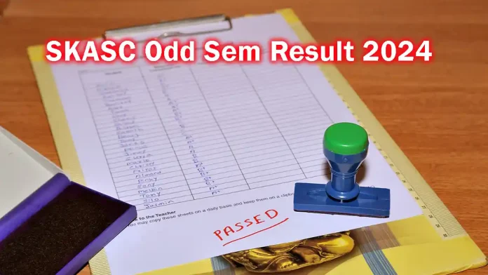 SKASC Odd Sem Result 2024